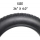 26"x4.0 Tire for Model S132 S142 Beach Cruiser Fat Tire Only