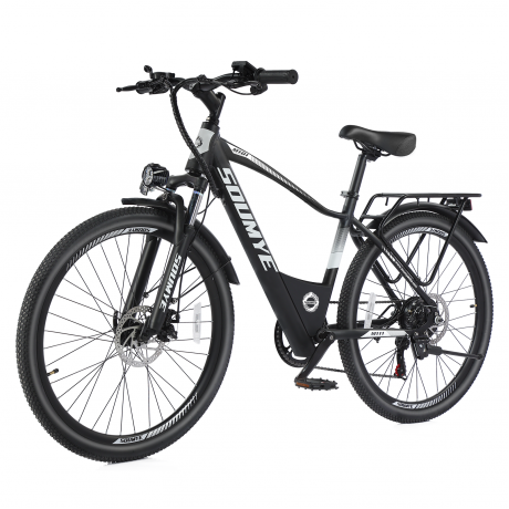 SOUMYE M101 BLACK MOUNTAIN BIKE - STEP OVER