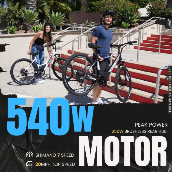 SOUMYE M101 BLACK MOUNTAIN BIKE - STEP OVER