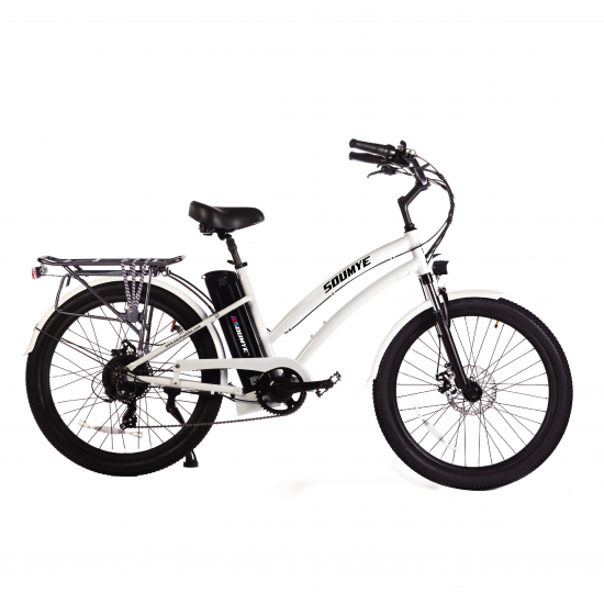 Soumye 48V500W13Ah 26"  Beach Cruiser Electric Bicycle City E-Bike Mountain Bike ( Model: S115)