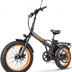 Soumye 48V500W13AH E-Bike 20" Step-Over Folding Fat Tire Electric Bicycle  ( Model: S126 )