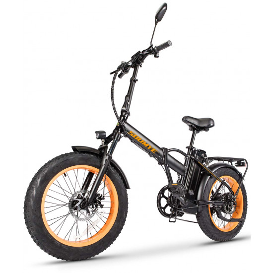 Soumye 48V500W13AH E-Bike 20" Step-Over Folding Fat Tire Electric Bicycle  ( Model: S126 )