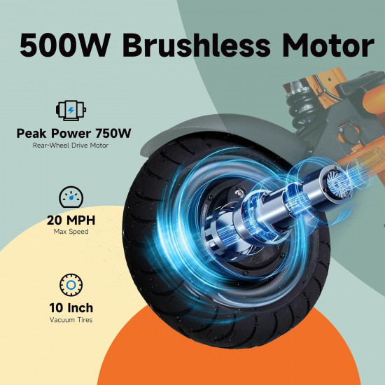 Soumye 48V 500W 13AH 10" Scooter (Model: S162) Soumye 48V 500W 13AH 10" Scooter (Model: S162)