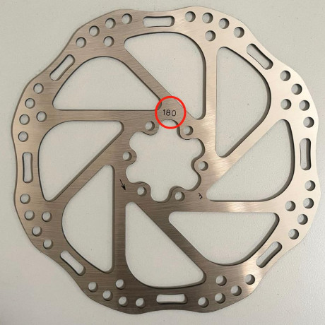 180mm Disc Brake Rotor For 26" Beach Cruiser Bike S105 S115 S132 S142