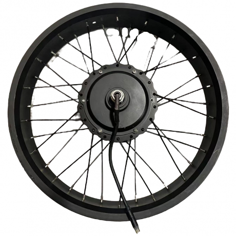 Back wheel for 20" fat tire 500W folding bike