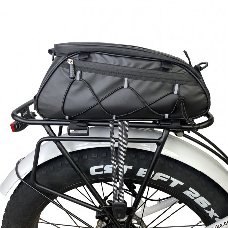 Soumye Rear Bike Rack Bag Waterproof Bicycle Ebike Saddle Bag