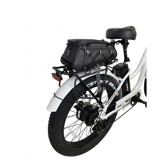 Soumye Rear Bike Rack Bag Waterproof Bicycle Ebike Saddle Bag