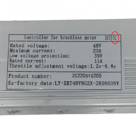 48V Controller For 750W 20x4.0 Folding Bike (-31)